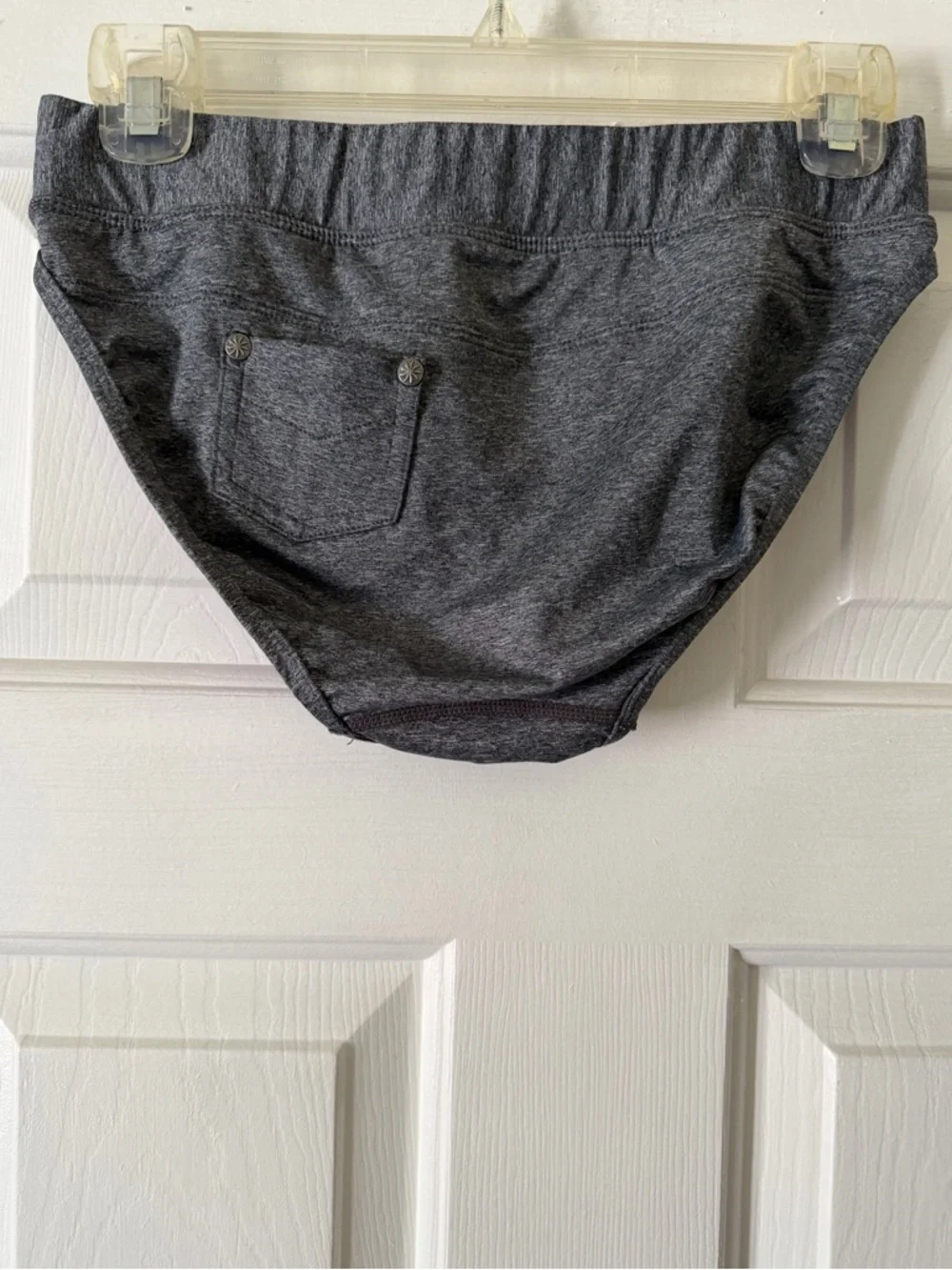 Athleta swim bikini bottom. Heathered grey. Size small.